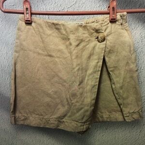 Tan Kids Skort